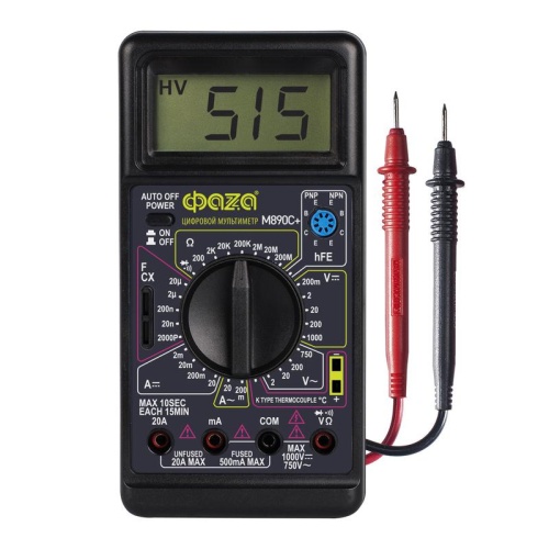 Мультиметр цифровой M890C+ | код 5008816 | JazzWay фото 5