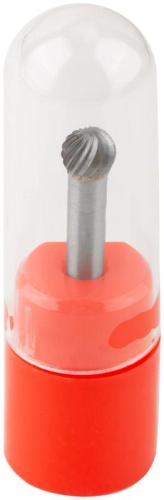 Шарошка карбидная профи штифт 6мм сферическая FIT 36593 фото 5