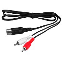 Шнур DIN 5 Pin - 2 RCA, длина 1,2 метра REXANT | код 17-2512-4 | REXANT