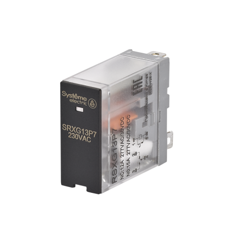 Реле 12А 1CO 230В AC LED SE RSXG13P7