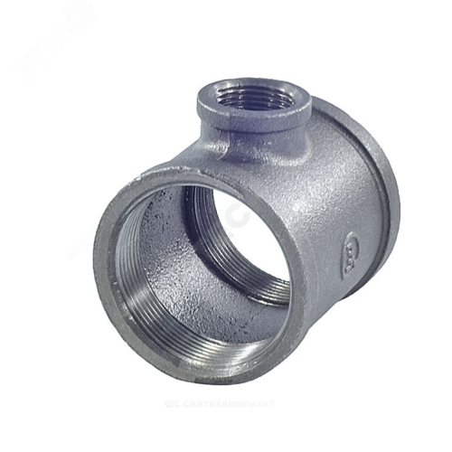 Тройник чугунный переходной Ду40х20 (1 1/2'х3/4') ВВ | код 127-3660 | Fittex PLUS Тройник чугунный переходной Ду40х20 (1 1/2'х3/4') ВВ | код 127-3660 | Fittex PLUS