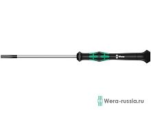 Отвертка шлицевая 2035 SL Micro для прецизионных работ, 0.50 x 3 x 80 мм | код WE-118010 | Wera