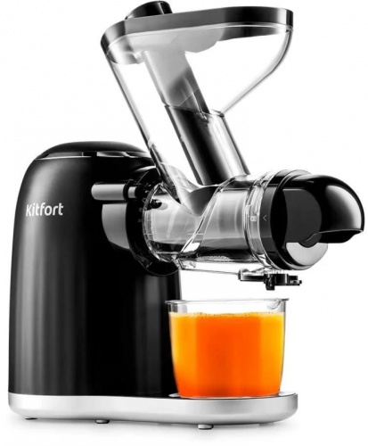 Соковыжималка шнековая Kitfort КТ-1133 200Вт рез.сок.:650мл. черный | код 1882094 | KITFORT