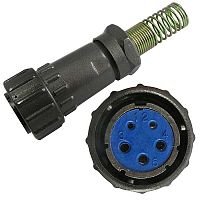 Разъём быстроразъёмный SZC FQ24-5pin TK-12, 5-ти контакнтый | код 106981 | SZC
