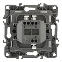 Выключатель, 10АХ-250В, б.л., Эра12, слоновая кость,12-1001-02 | код Б0014628 | ЭРА