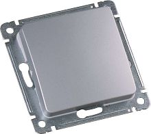 MASTER Звонковая кнопка одноклавишная скрытой установки, в рамку, серебро | код ВС10-431-06 | HEGEL