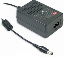 Адаптер настольный, AC-DC, медицинский, 25Вт, вход 80...264B AC 47...63 Гц, 113...370B DC, выход 9B/2,77A, изоляция 4000В AC, 79x54x33мм, -25...+60С, сетевой разъём IEC320-C8, выходной разъем 11, диам. 5.5х2.1мм | код GSM25B09-P1J | MeanWel