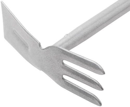 Мотыжка с ручкой МК-2(м) цельнометаллическая 3 зуба, трапеция | код 76853 | FIT фото 3