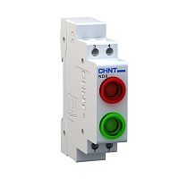 Индикатор ND9-2/rr красный+красный , AC/DC230В (LED) (CHINT) | код 594158 | CHINT