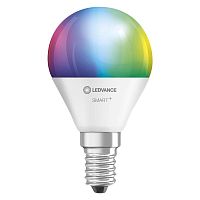 Лампа светодиодная SMART+ WiFi Mini Bulb Multicolour 5Вт (замена 40Вт) 2700…6500К E14 (уп.3шт) | код 4058075485990 | LEDVANCE