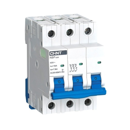 Авт. выкл. NBP-63R 3P 25A 15кА 8In соответствует стандарту ROHS | код 352394 | CHINT