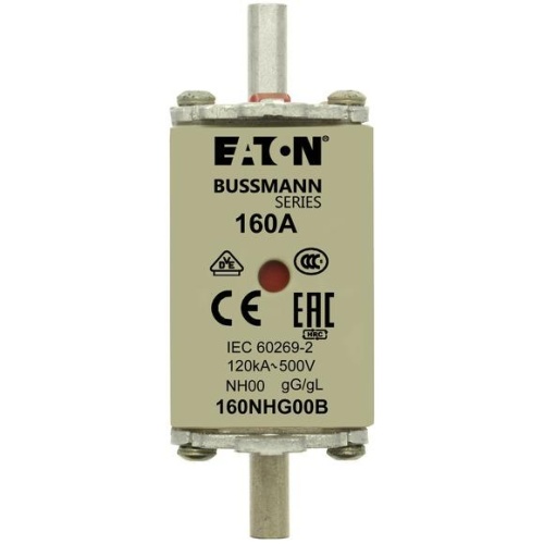 Предохранитель NH 63A 690В gGдвойная индикация | код 63NHG00B-690 | EATON