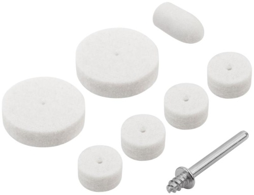 Круги фетровые, набор 7 шт + штифт | код 36926 | FIT фото 2 Круги фетровые, набор 7 шт + штифт | код 36926 | FIT фото 2