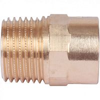 Муфта переходная бронза пайка 15 х 1/2' НР, модель 4243g (142431512) | код RG008TBBI3VG86 | Sanha