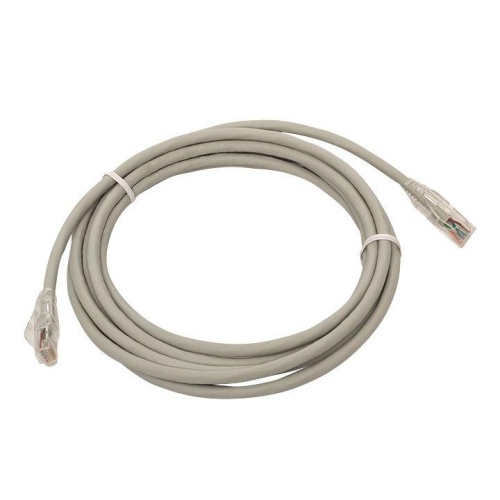 Патч-корд кат.5E UTP неэкранир. PVC сер. 5.0м TERACOM PRO | код TRP-5EUTP-PVC-5M-GY | EKF