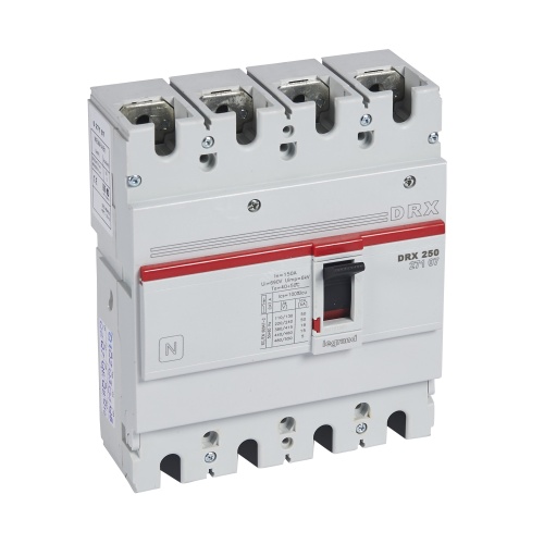 Выключатель автоматический в литом корпус фиксированный 150А четырехполюсный, 18кА | код 27107 | Legrand Выключатель автоматический в литом корпус фиксированный 150А четырехполюсный, 18кА | код 27107 | Legrand