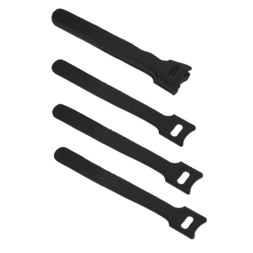 Хомут для кабеля, липучка с мягкой застежкой, 135x14 мм, черный (10 шт.) | код CLAMP-135-BK | Cabeus