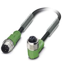 Кабель для датчика / исполнительного элемента SAC-3P-M12MS/ 1,5-PUR/M12FR B | код 1668412 | PHOENIX CONTACT