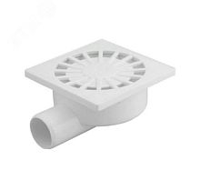 Трап горизонтальный 150х150 ПП для внутренней канализации 50 мм с затвором | код 904051 | Ostendorf