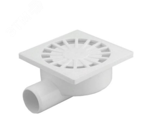 Трап горизонтальный 150х150 ПП для внутренней канализации 50 мм с затвором | код 904051 | Ostendorf