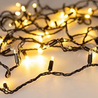 Гирлянда светодиодная декоративная ARD-STRING-CLASSIC-1000-BLACK-100LED-PULSE Warm (230V, 7W) (ARDCL, IP65) | код 31649 | Arlight