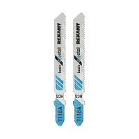 Пилка для электролобзика 75 мм 21 з/д 1,5-3 мм T118A (2 шт./уп.) (металл) REXANT | код 92-0306 | REXANT