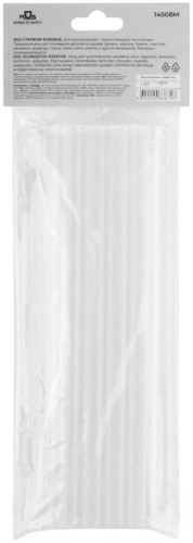 Стержни клеевые 11x200 мм, 12 шт., прозрачность 50% | код 14508М | FIT фото 4 Стержни клеевые 11x200 мм, 12 шт., прозрачность 50% | код 14508М | FIT фото 4