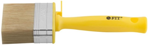 Макловица натуральная светлая щетина пластиковый корпус полая ручка "мини" 30х70мм FIT 01641 фото 4