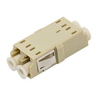 Адаптер оптический LANMASTER LC, MM, корпус SC без фланцев, дуплексный | код LAN-2LCS/NF-AM-MM | LANMASTER