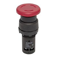 Кнопка SW2C-11MZ поворотная красная NO+NC Грибок PROxima | код sw2c-mz-r | EKF