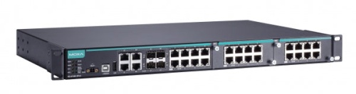 Коммутатор IKS-6728A-8PoE-4GTXSFP-HV-HV-T Modular managed Ethernet switch with 8 10/100BaseT(X) PoE/PoE+ ports, 4 10/100/1000BaseT(X) or 100/1000BaseS | код 00-06100432 | MOXA