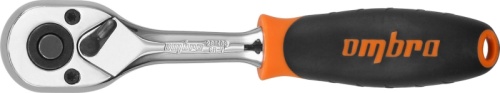 281403 Рукоятка трещоточная 1/4DR, 48 зубцов, 140 мм | код 281403 | Ombra
