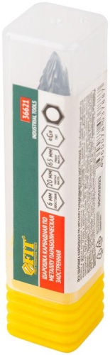 Шарошка карбидная штифт 6мм тип "G" параболическая заостренная 10х20х65мм FIT 36621 фото 3 Шарошка карбидная штифт 6мм тип "G" параболическая заостренная 10х20х65мм FIT 36621 фото 3