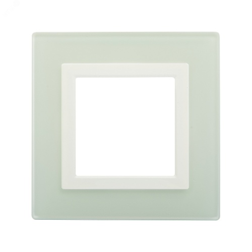 Рамка из натурального стекла, ''Avanti'', светло-зеленая, 2 модуля | код 4406822 | DKC Рамка из натурального стекла, ''Avanti'', светло-зеленая, 2 модуля | код 4406822 | DKC