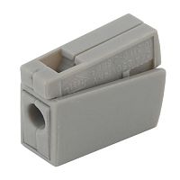 Строительно-монтажная клемма СМК, модель 111, проходная на 1 проводник, 1.0-2.5мм2 (уп.4шт.) | код Б0033403 | ЭРА