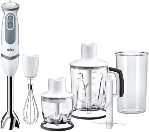 Блендер погружной Braun MQ5245WH 1000Вт белый | код 1864800 | Braun