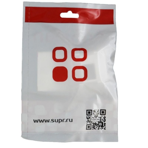 Панель лицевая 1 порт (45х45 Keystone шторка откидное маркировочное окно) (DIY упак.) | код 10-0301-1 | SUPRLAN фото 7