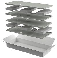 Комплект стенок боковых 1000мм для шкафа 24U LINEA N сер. | код LN35-24UX1-X | ITK