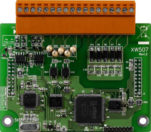 XW507 CR 1-port Non-Isolated RS-422/485 with 5-ch Isolated Digital Input and 5-ch Isolated Digital Output (RoHS) | код 00-06106656 | ICP DAS
