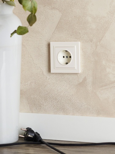 BRITE Рамка 1-местная РУ-1-БрЖ жемчуг | код BR-M12-K36 | IEK фото 2