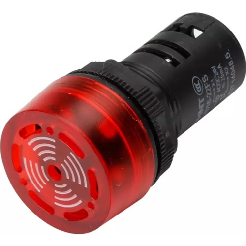 Сигнализатор звуковой ND16-22FS ?22 мм красный LED АС/DC110В (R) | код 593397 | CHINT