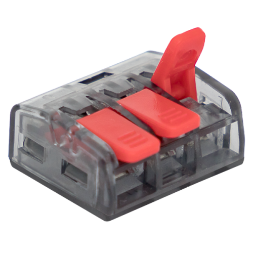 Клемма СМК 221-413 3 отверстия 0,2-4,0 мм2 (100шт,) PROxima | код plc-smk-221-413 | EKF фото 3