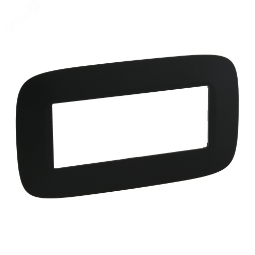 Valena ALLURE Рамка 5 модулей матовый черный 5 модулей | код 754406 | Legrand
