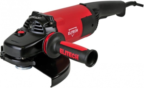 Углошлифовальная машина Elitech МШУ 2623Э 2600Вт 6600об/мин рез.шпин.:M14 d=230мм (E2213.015.00) | код 1891278 | Elitech