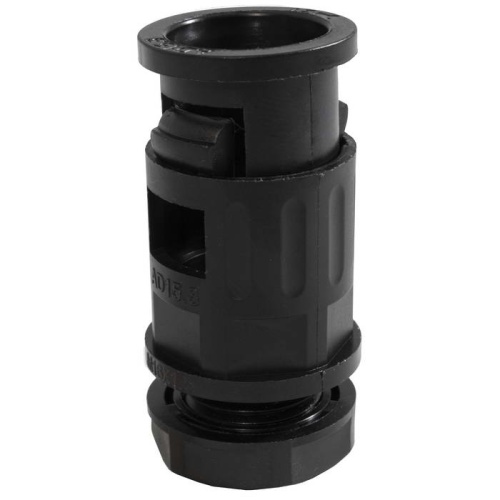 Быстрый соединитель для гофрированной трубы RUICHI QC-M16-16, IP54, прямой | код 113895 | Ruichi