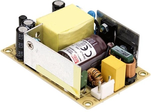 Источник питания AC-DC, med, 65Вт, вход 80…264В AC 47…63Гц, выход 12В/5.42А, рег. вых. 11.4…13.2В, изоляция 4000В AC, на плате 76.2х50.8х24мм, -30…+70С | код RPS-65-12 | MeanWell