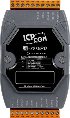M-7013PD-G CR M-7013P with 7-segment LED Display (Gray Cover) (RoHS) | код 00-06104420 | ICP DAS