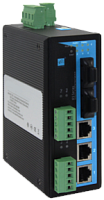 Коммутатор промышленный управляемый, 3х10/100Base-T, 2х100Base-FX (SC), до20км, 2хRS-485, -40+70С, DC12~48v | код GL-SW-F206-07SC-RS485 | GIGALINK
