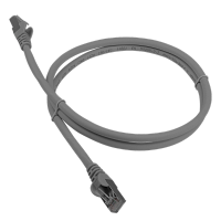 Патч-корд LANMASTER LSZH SFTP кат.6A, 3.0 м, серый | код LAN-PC45/S6A-3.0-GY | LANMASTER