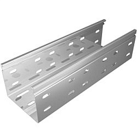 Лоток перф. 80х200х1,2 L3000 мм Стандарт ПЛЮС INOX304 | код LPEplus80-200-1.2-3000 INOX304 | КМ-профиль